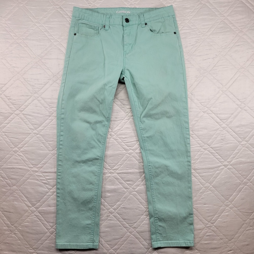 Carbon Freedom mint blue skinny jeans size 34X30
